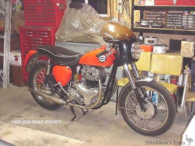 1955 BSA A10 Road Rocket