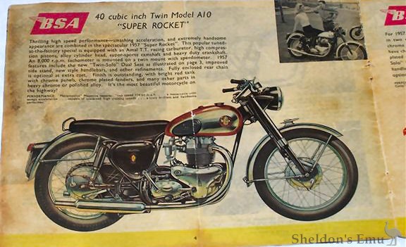 1957 BSA A10 Super Rocket