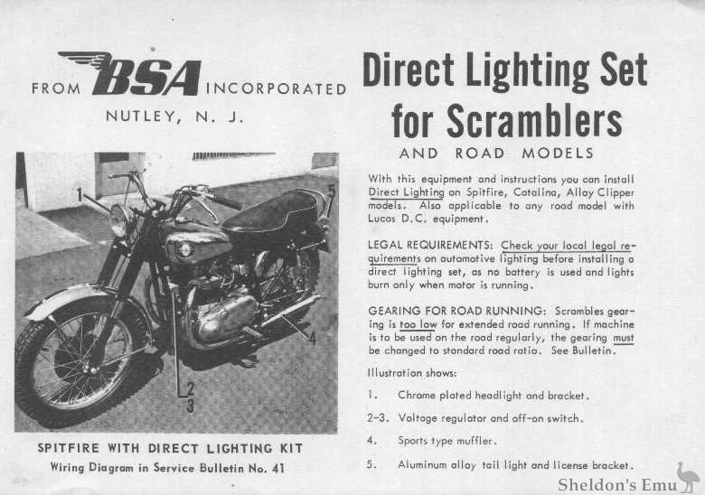 BSA A10 Lighting