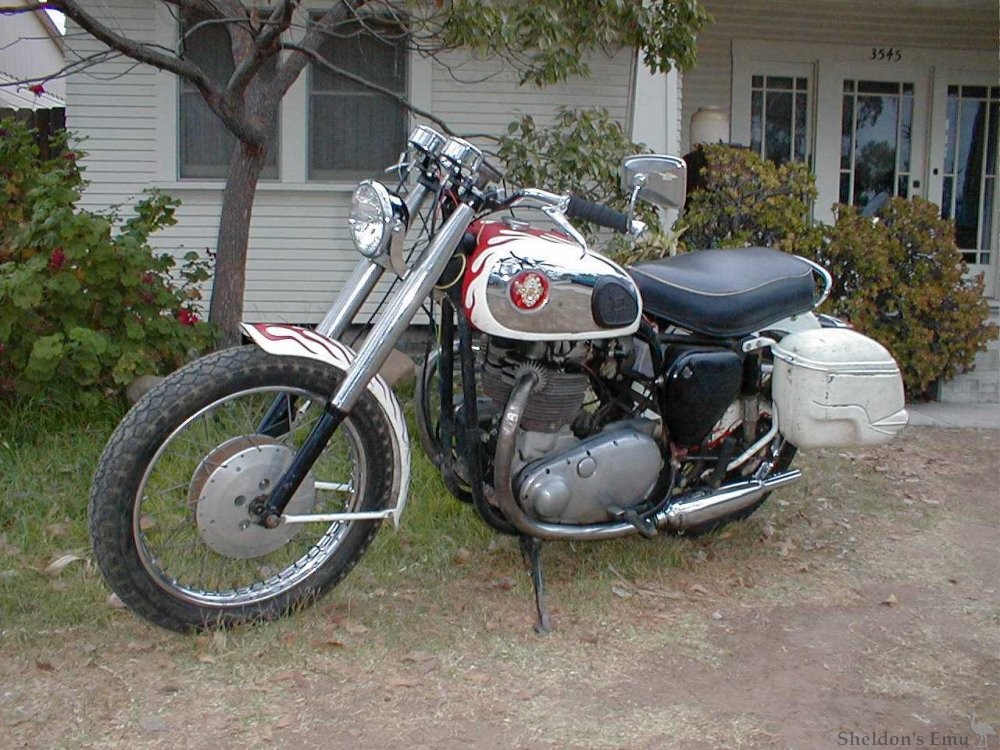 BSA 1958 A7 Custom