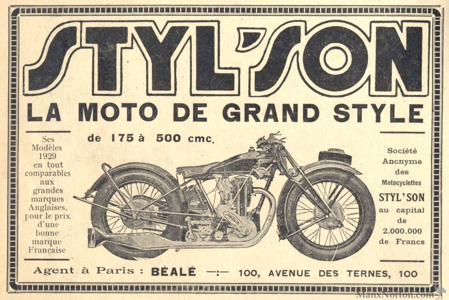 Stylson-1929-Models-Advert.jpg